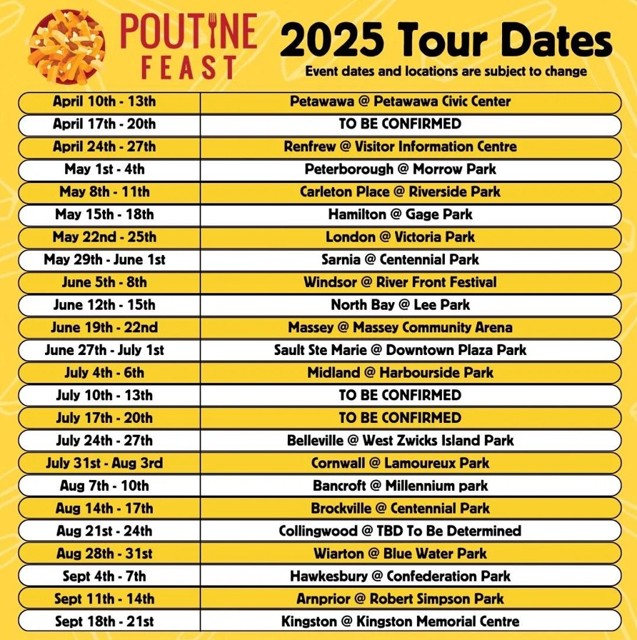 Get Ready to Dive into Deliciousness: Poutine Feast Ontario is Back!