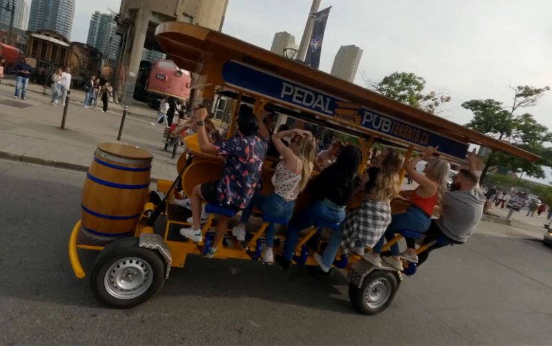 Pedal to the Metal (and the Merlot!): Ontario's Party Bikes Get Boozy