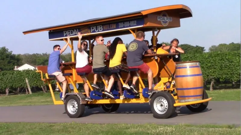 Pedal to the Metal (and the Merlot!): Ontario's Party Bikes Get Boozy Pedal to the Metal (and the Merlot!): Ontario's Party Bikes Get Boozy